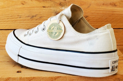 Converse Chuck Taylor Lift Low Canvas Trainers UK4.5/US6.5/EU37 560251C White