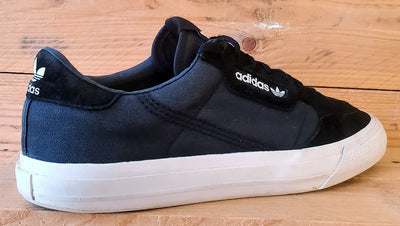 Adidas Continental Vulc Low Canvas/Suede Trainers UK9/US9.5/EU43 FU9471 Black