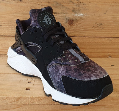 Nike Air Huarache Snow Camo Low Trainers UK8/US9/EU42.5 318429-015 Black