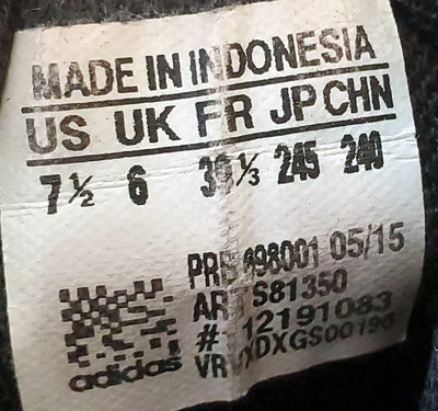 Adidas Superstar Up Mid Leather Trainers UK6/US7.5/EU39 S81350 Black/White