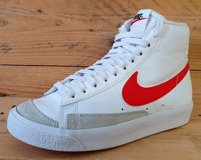 Nike Blazer 77 Mid Leather Trainers UK4/US4.5Y/EU36.5 DA4086-117 White/Red/Blue