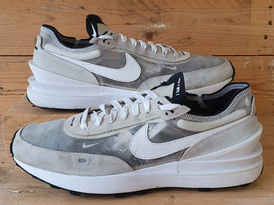 Nike Waffle One Low Textile/Suede Trainers UK11/US12/EU46 DA7995-100 White