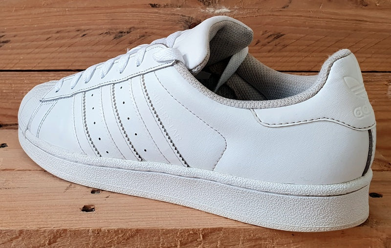 Adidas Superstar Foundation Leather Trainers UK8/US8.5/EU42 B27136 Triple White