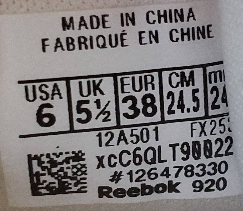 Reebok Club C Revenge Low Trainers UK5.5/US6/EU38 FX2532 Gold/White