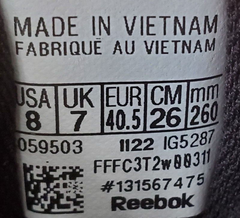 Reebok BB4000 II Low Suede Trainers UK7/US8/EU40.5 IG5287 Grey/Black/White