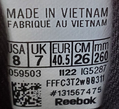 Reebok BB4000 II Low Suede Trainers UK7/US8/EU40.5 IG5287 Grey/Black/White