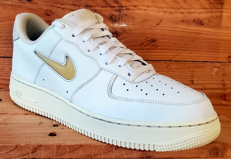Nike Air Force 1 Jewel Low Leather Trainers UK9/US10/E44 DC8894-100 Pale Vanilla