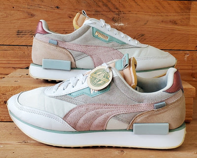Puma Future Rider Marshmallow Suede Trainers UK7/US9.5/E40.5 374665-02 Grey/Pink