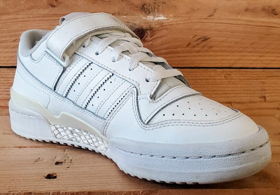 Adidas Forum Low Leather Trainers UK6/US6.5/EU39 FY7973 Triple White