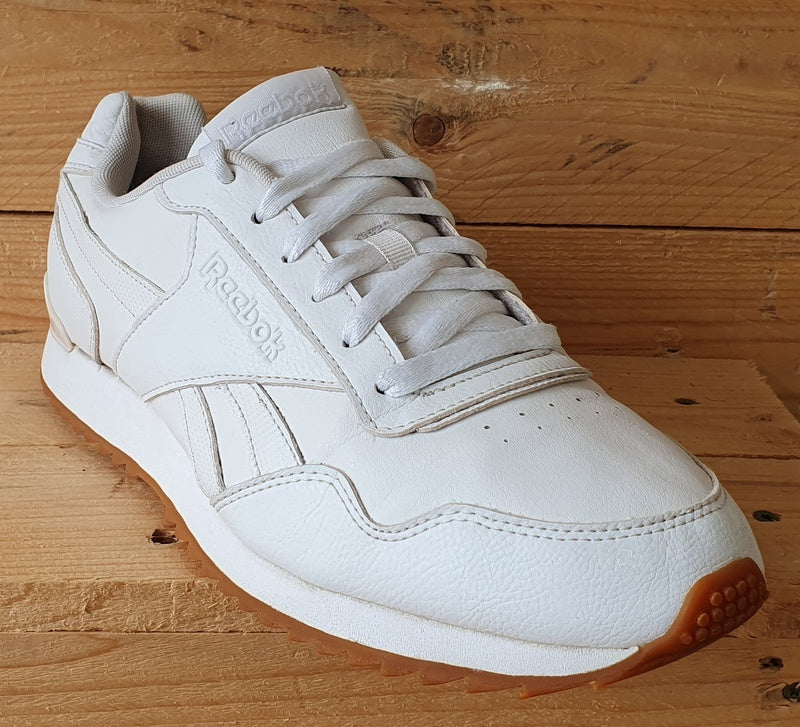 Reebok Royal Glide Low Leather Trainers UK9.5/US10.5/EU44 CM9098 White/Gum