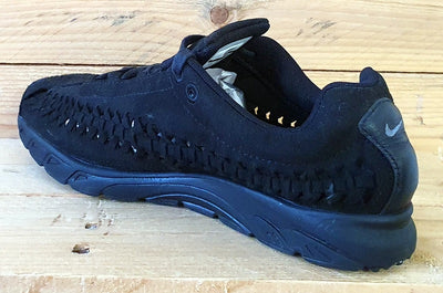 Nike Mayfly Woven Low Suede Trainers UK5/US7.5/EU38.5 833802-004 Triple Black