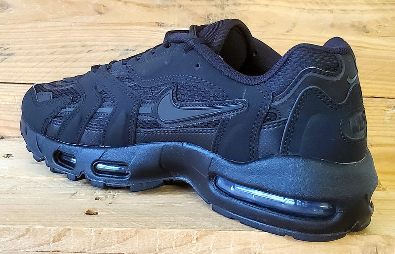 Nike Air Max 96 II Low Suede Trainers UK8.5/US9.5/EU43 DJ0328-001 Triple Black