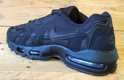 Nike Air Max 96 II Low Suede Trainers UK8.5/US9.5/EU43 DJ0328-001 Triple Black