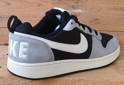 Nike Court Borough Premium Low Suede Trainers UK9/US10/E44 844881-005 Black/Sail