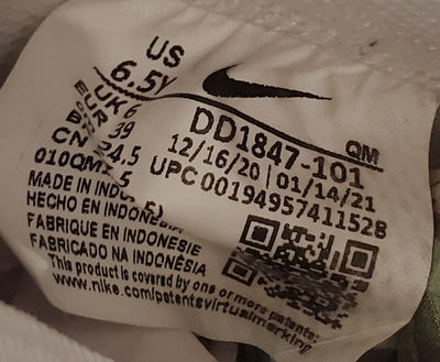 Nike Blazer 77 Mid Leather Trainers UK6/US6.5Y/EU39 DD1847-101 White/Pink