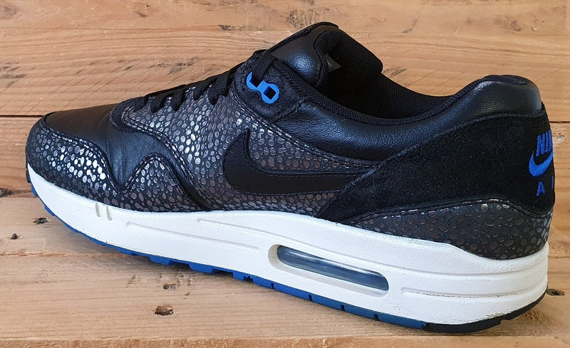 Nike Air Max 1 Low Deluxe Trainers UK9/US10/EU44 684708-001 Black Safari