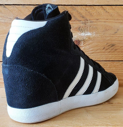 Adidas Basket Profi Up Mid Suede Trainers UK4/US5.5/EU36.5 G95650 Black