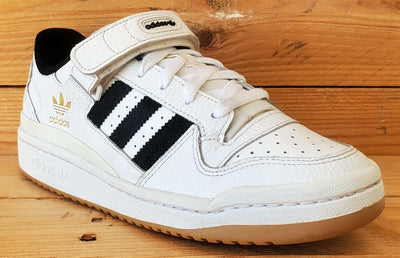 Adidas Forum Low Leather Trainers UK5/US5.5/EU38 H01924 Cloud White/Black/Gum