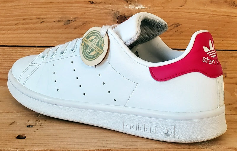 Adidas Stan Smith Low Leather Trainers UK5.5/US6/EU38.5 FX7522 White/Pink