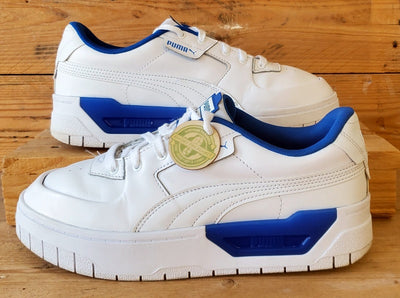 Puma Cali Low Leather Trainers UK7.5/US10/EU41 384008-03 White/Blue