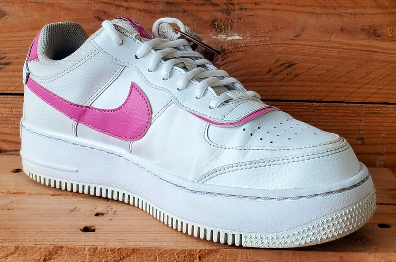 Nike Air Force 1 Shadow Low Leather Trainers UK7/US9.5/EU41 CI0919-102 White