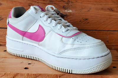 Nike Air Force 1 Shadow Low Leather Trainers UK7/US9.5/EU41 CI0919-102 White