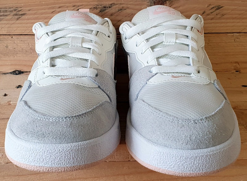 Nike SB Alleyoop Suede/Textile Trainers UK4.5/US7/EU38 CQ0369-101 Cream/White