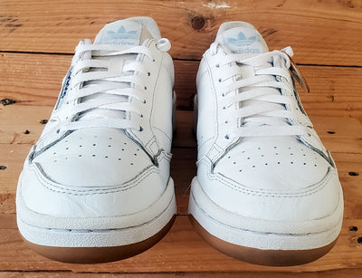Adidas Continental 80 Low Leather Trainers UK7/US7.5/EU40.5 EG3875 White/Gum
