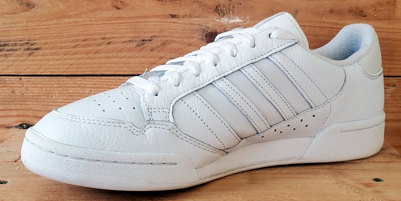 Adidas Continental 80 Low Leather Trainers UK10/US10.5/E44.5 GW0188 Triple White