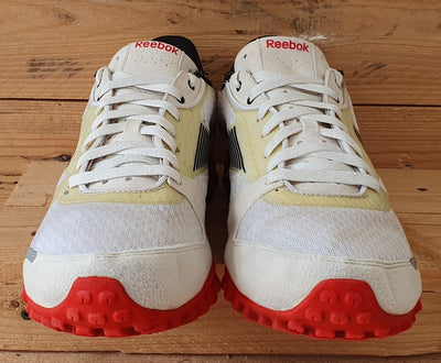 Reebok Realflex Low Textile Trainers UK10.5/US11.5/EU45 J93408 White/Cream/Red