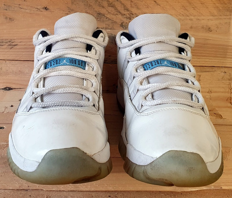 Nike Jordan 11 Retro Low Leather Trainers UK9.5/US10.5/EU44.5 AV2187-117 White