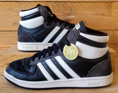 Adidas Top Ten Mid Leather Trainers UK8.5/US9/EU42.5 GX0742 Black/White