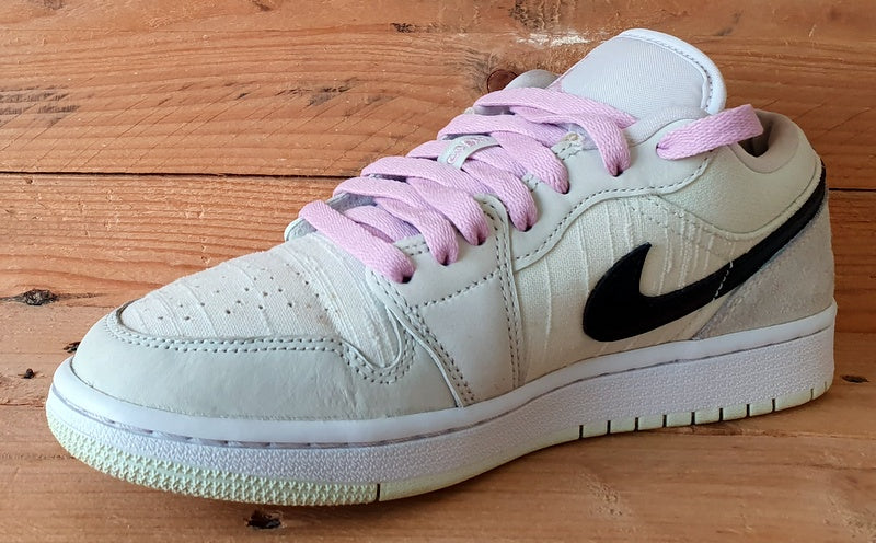 Nike Jordan 1 Low SE Trainers UK5.5/US8/EU39 CZ0776-300 Barely Green Pink