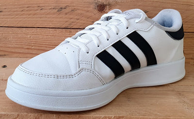 Adidas Breaknet Low Leather Trainers UK6.5/US8/EU40 FX8724 White/Black