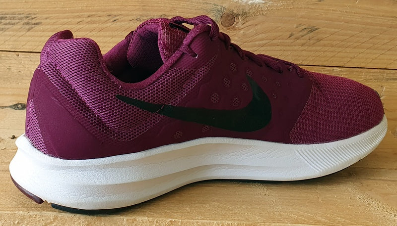 Nike Downshifter 7 Low Textile Trainers UK7/US9.5/E41 852466-602 Tea Berry/White