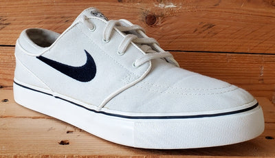 Nike Stefan Janoski Low Canvas Trainers UK8/US9/EU42.5 615957-100 White Black