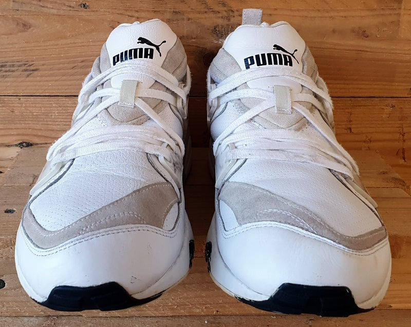 Puma Blaze Of Glory Low Leather Trainers UK10/US11/EU44.5 35851701 White Marble