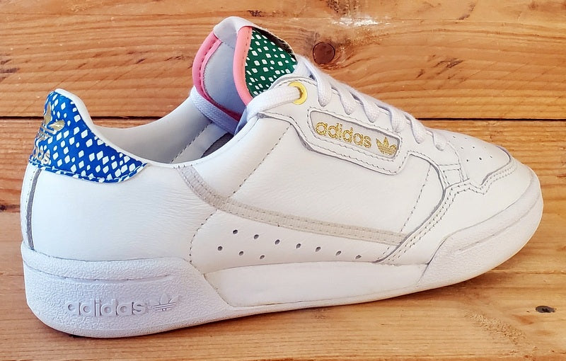 Adidas Continental 80 Low Leather Trainers UK4/US5.5/EU36.5 FW2534 White