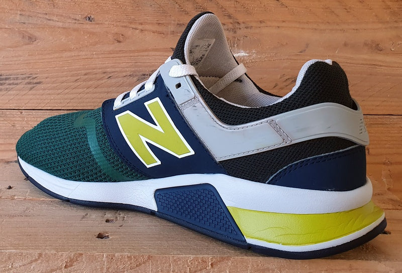 New Balance 247 Low Textile Trainers UK9/US9.5/EU43 MS247NMB Green/Navy