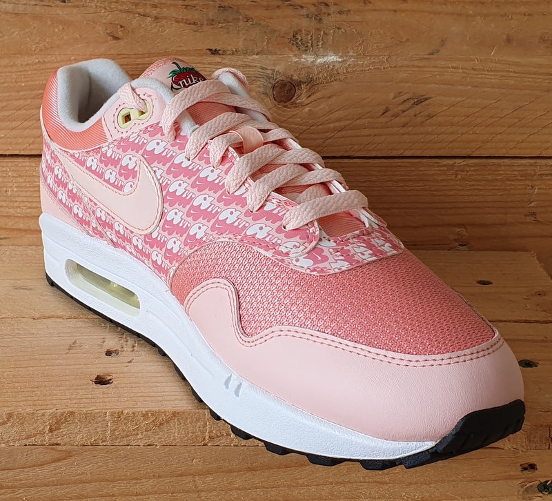 Nike Air Max 1 Strawberry Lemonade Trainers UK9/US10/EU44 CJ0609-600 Pink