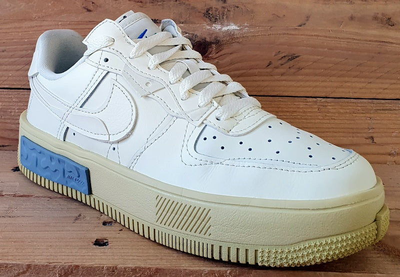 Nike Air Force 1 Fontanka Leather Trainers UK4.5/US7/E38 DH1290-102 Coconut Milk