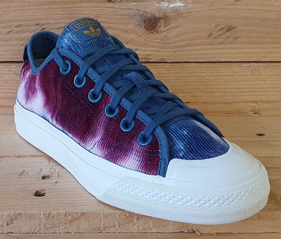 Adidas Nizza Corduroy Trainers UK4.5/US5/E37 H01139 Victory Crimson/Orbit Indigo