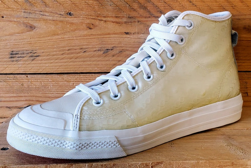 Adidas Nizza Mid Synthetic Trainers UK10.5/US11/EU45 FX2418 White