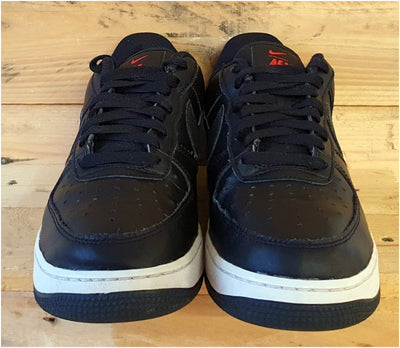 Nike Air Force 1 Technical Stitch Leather Trainers UK7/US8/E41 DD7113-001 Black