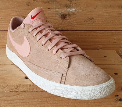 Nike Blazer Low Suede Trainers UK9.5/US10.5/EU44.5 371760-801 Arctic Orange/Pink