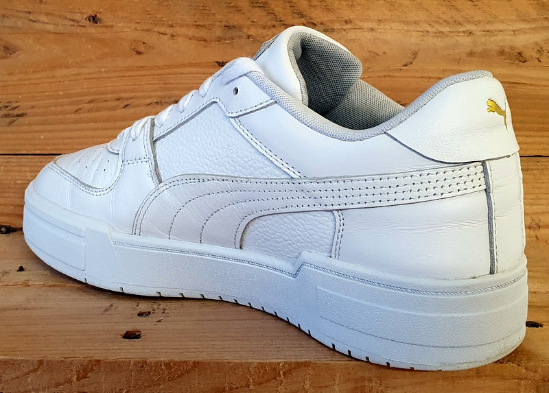 Puma CA Pro Classic Low Leather Trainers UK9/US10/EU43 380190-01 Triple White