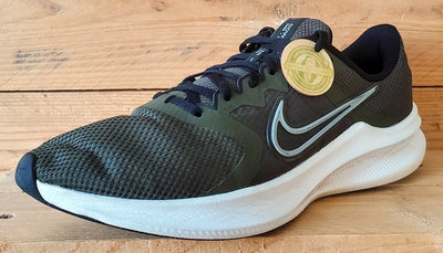 Nike Downshifter 11 Low Textile Trainers UK8/US9/EU42.5 CW3411-300 Cargo Khaki