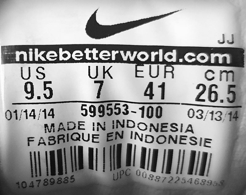 Nike Air Max Run 4 Low Textile Trainers UK7/US9.5/E41 599553-100 Purple/White