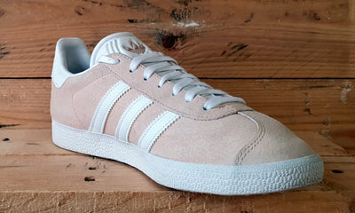 Adidas Original Gazelle Low Suede Trainers UK5/US5.5/E38 BB5472 Vapor Pink/White