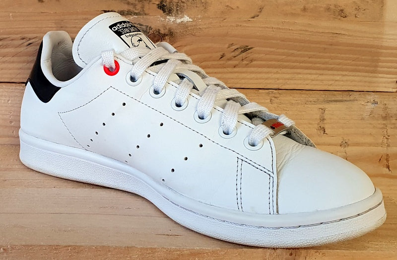 Adidas Stan Smith Low Leather Trainers UK6.5/US8/EU40 FY0265 White/Orange